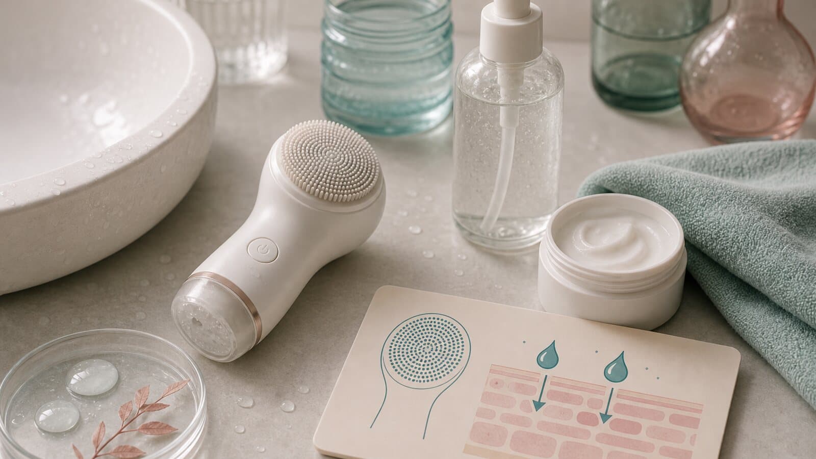 Máy rửa mặt khi nào làm da yếu hơn