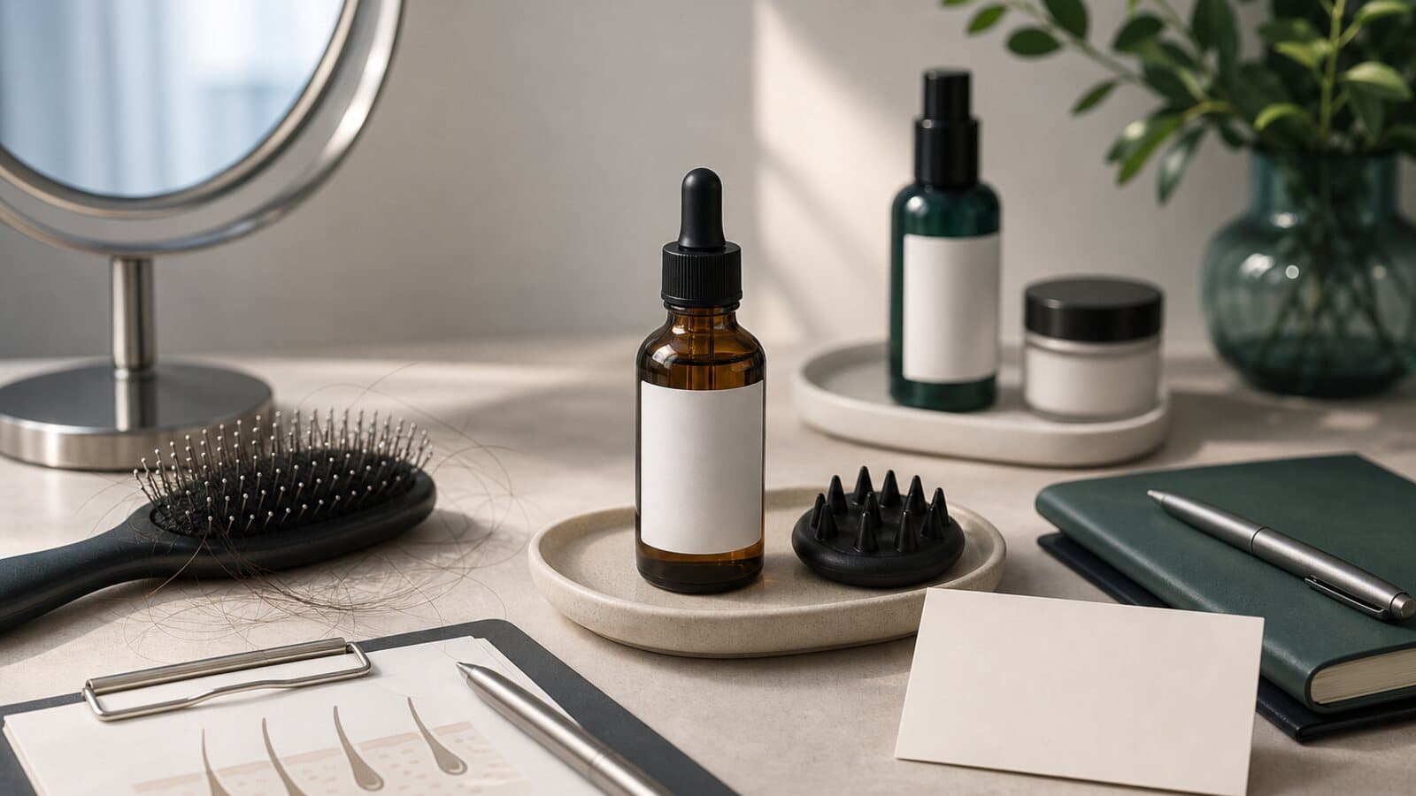Rụng tóc nam khi nào serum không đủ