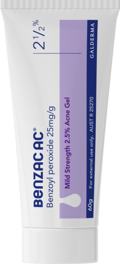 Benzac AC Mild Strength 2.5% Acne Gel
